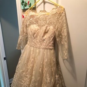 ChiChi London Lace and tulle Vintage Style Dress